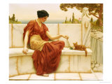 La favorite (1901) reproduction procédé giclée par John William Godward