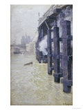 La Seine En Decembre, circa 1892 reproduction procédé giclée par Fritz Thaulow