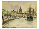 London, St.Paul's Cathedral, 1890 Reproduction procédé giclée par Camille Pissarro