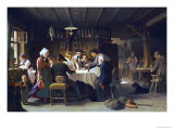 A Game of Dice, 1873 reproduction procédé giclée par Max Kaltenmoser