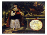 Indian from Quito in Formal Dress, Late 18th Century Reproduction procédé giclée par Vicente Alban