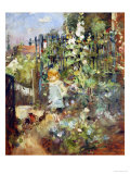 A Child in the Rosebeds, 1881 Giclee Print by Berthe Morisot