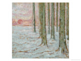 Winter in the Forest, 1912 Reproduction procédé giclée par William Degouve De Nuncques