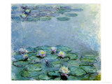 Water Lilies, Nympheas Reproduction procédé giclée par Claude Monet
