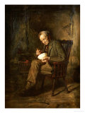 A Meal of Porridge, 1883 Giclee Print by Sir George Reid