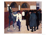 Horse Dealers At The Barbican, C.1918 Lámina giclée por Robert Bevan Horse Dealers At The Barbican, C.1918 Lámina giclée por Robert Bevan