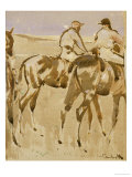 American Jockeys, or Racehorses Reproduction procédé giclée par Joseph Crawhall