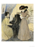 The Great Pains, 1898 reproduction procédé giclée par Théophile Alexandre Steinlen