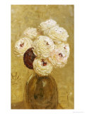 A Vase of Dahlias Giclee Print by Albert Joseph Moore