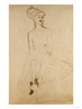 Seated Woman, 1908 Reproduction procédé giclée par Gustav Klimt