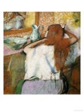 Woman at Her Toilet Giclee Print by Edgar Degas