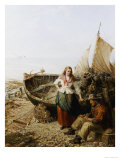 Snooding Hooks, 1877 Giclee-trykk av Samuel C. Bird