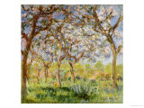 Spring at Giverny Reproduction procédé giclée par Claude Monet