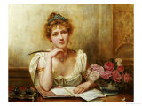 The Letter Giclee Print by George Goodwin Kilburne The Letter Giclee Print by George Goodwin Kilburne