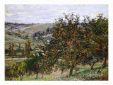 Apple Trees Near Vetheuil Giclee Print by Claude Monet