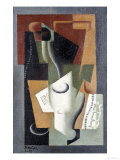 Glass and Bottle, 1919 reproduction procédé giclée par Juan Gris