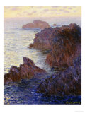 Rocky Point at Port-Goulphar Giclee Print by Claude Monet