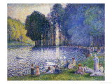 The Lake in the Bois de Boulogne, circa 1899 Giclee Print by Henri Edmond Cross