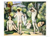 The Five Bathers, circa 1880-82 Giclee Print by Paul Cézanne The Five Bathers, circa 1880-82 Giclee Print by Paul Cézanne