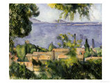 The Rooftops of l'Estaque, 1883-85 Giclee Print by Paul Cézanne