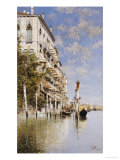 Along the Grand Canal Giclee Print by Rafael Senet