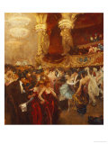 The Masked Ball at l'Opera reproduction procédé giclée par Charles Hermans