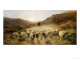 Leaving the Hills, 1874 Giclee Print by Joseph Farquharson