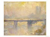 Charing Cross Bridge, 1903 reproduction procédé giclée par Claude Monet