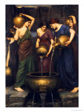 Danaides, 1904 Giclée-Druck von John William Waterhouse