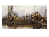 The Encampment, 1878 Giclee Print by Cesare Auguste Detti