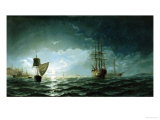 Moonlight Over Constantinople Giclee Print by Edward Hoyer