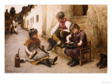 Daddy's Boots, 1892 Reproduction procédé giclée par John White
