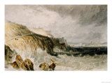 Plymouth Citadel, a Gale, 1815 Giclee Print by William Turner