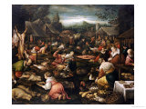 A Country Market Impressão giclée por Jacopo Bassano A Country Market Impressão giclée por Jacopo Bassano