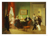 A Portrait of the Schram Family, 1829 Giclee Print by Emilius Baerentzen