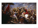 The Battle of the Amazons Giclée-tryk af Antonio Tempesta The Battle of the Amazons Giclée-tryk af Antonio Tempesta