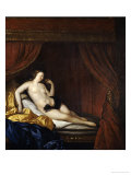 A Courtesan Reclining on a Bed reproduction procédé giclée par Charles-emmanuel Biset