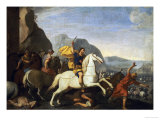 Saint James at the Battle of Clavijo Giclee Print by Aniello Falcone