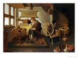 The Interior of a Cobbler's Shop, 1653 Impressão giclée por Gerritsz. Quiryn Van Brekelenkam The Interior of a Cobbler's Shop, 1653 Impressão giclée por Gerritsz. Quiryn Van Brekelenkam