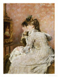 Admiring the Portrait, 1879 reproduction procédé giclée par Alfred Emile Léopold Stevens