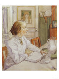 My Eldest Daughter Giclee Print by Carl Larsson