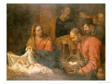 The Adoration of the Shepherds Giclee Print by Giovanni Andrea De Ferrari