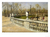 Jardin Du Luxembourg, 1883 Giclée-Druck von Fritz Thaulow