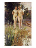 Deux amies Reproduction procédé giclée par Anders Leonard Zorn