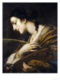 Sainte-Catherine d'Alexandrie Reproduction procédé giclée par Il Volterrano