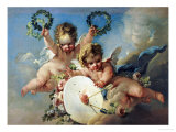 La Cible d'Amour (Love Target) Giclee Print by Francois Boucher La Cible d'Amour (Love Target) Giclee Print by Francois Boucher