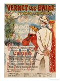 Vernet-Les-Bains, 1896 reproduction procédé giclée par Théophile Alexandre Steinlen