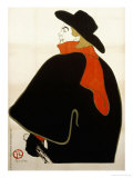 Aristide Bruant Dans Son Cabaret, 1893 reproduction procédé giclée par Henri de Toulouse-Lautrec