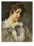 Portrait of a Woman Giclee-trykk av Mose Bianchi Portrait of a Woman Giclee-trykk av Mose Bianchi