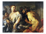 Hercule et Omphale reproduction procédé giclée par Antonio Zanchi